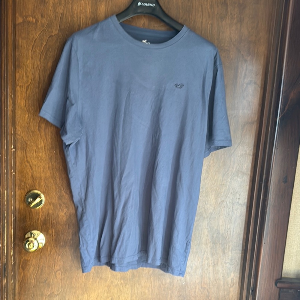 Hollister Blue Short Sleeve Tee Classic Crew Neck